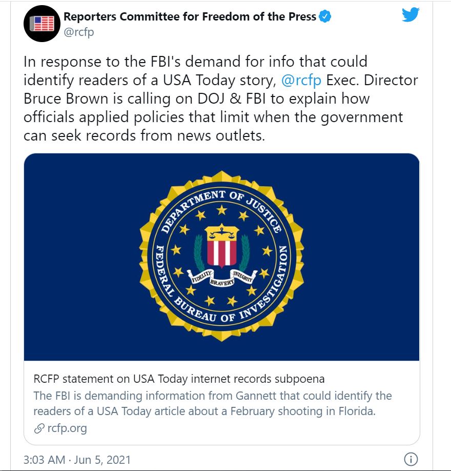 FBI tiltakozás nagy testvér USA