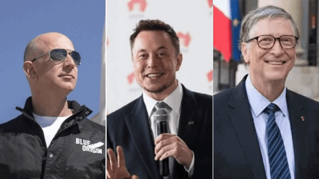 Bezos Musk Gates