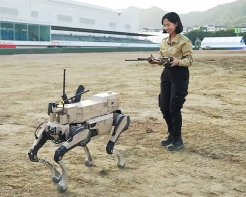 Kina, hadsereg, robotfarkas