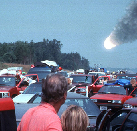 kráter, becsapódás